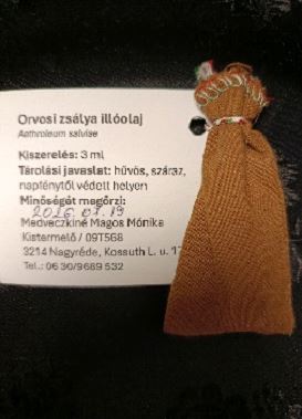 Orvosi zsálya illóolaj